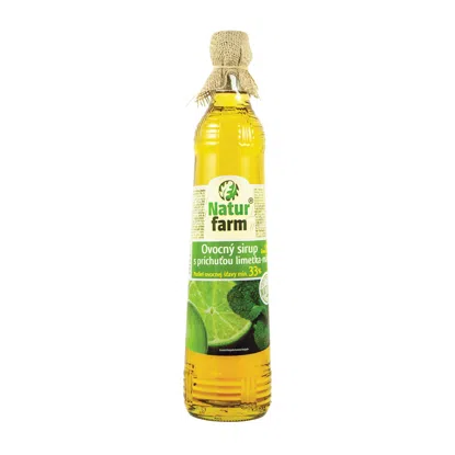 Sirup limetka a máta min. 33% 12 x 700 ml