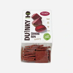 Slané krekry s dužinou z červené řepy 6 x 100 g