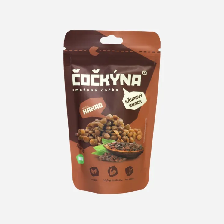 Smažená čočka kakao