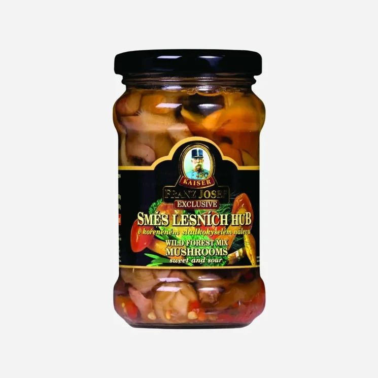 Směs lesních hub v sladkokyselém nálevu 314 ml ()