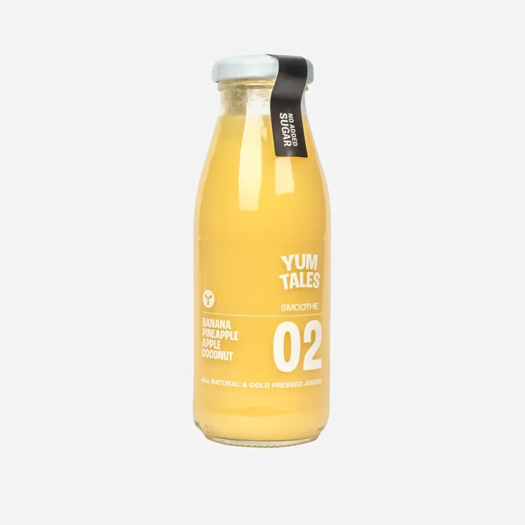 Smoothie banán, ananas a kokos