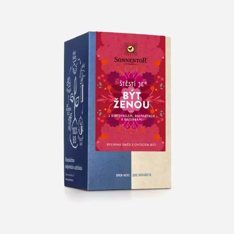 Štěstí je být ženou - Bylinný čaj BIO 6 x 30 g