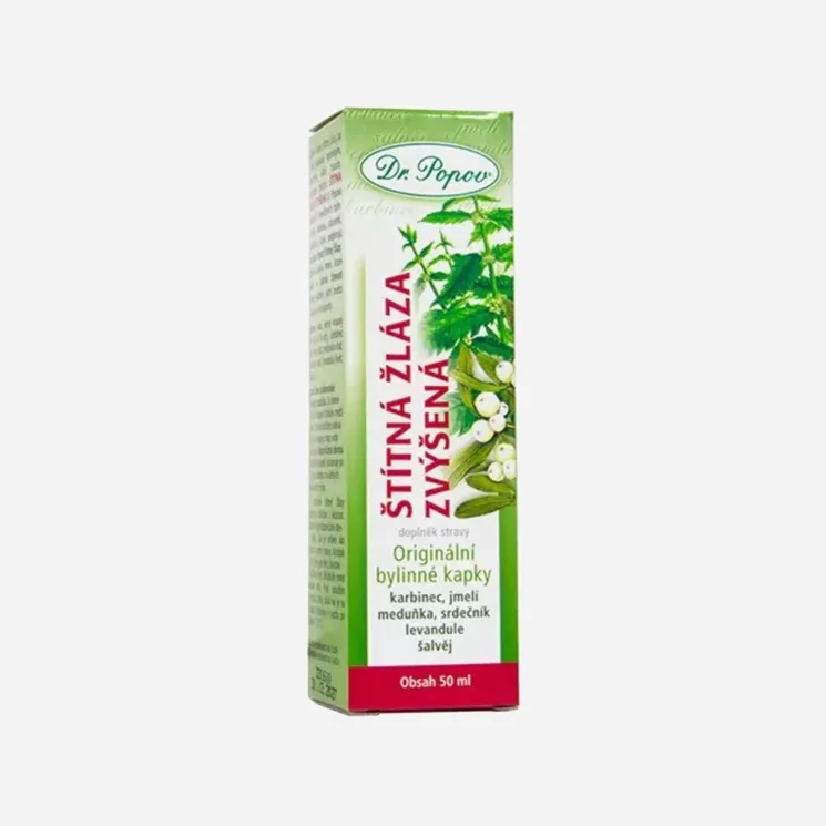 Štítná žláza - zvýšená 6 x 50 ml