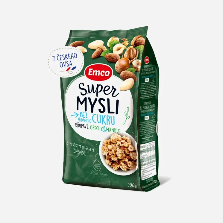 Super mysli ořechy a mandle 6 x 500 g