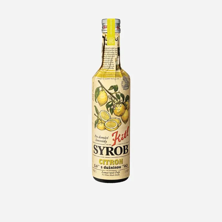 Syrob citron s dužninou 12 x 500 ml