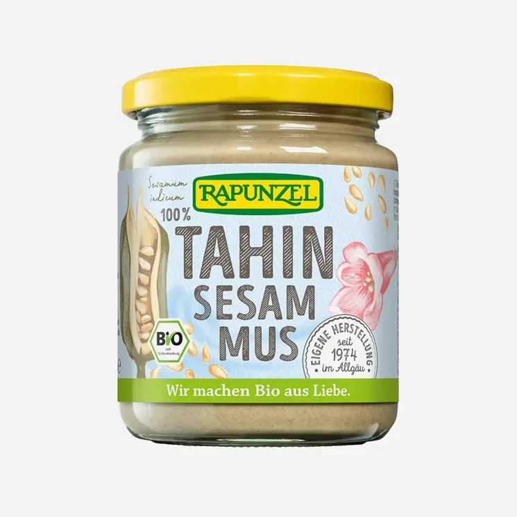 Tahini: 100% sezamové pasta BIO