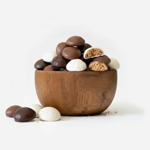 Tříbarevné sušenky v čokoládě 6 x 250 g