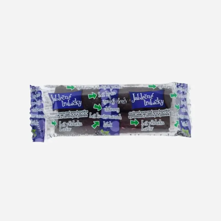 Trubička jablečná s černým rybízem a čokoládovou polevou  (2ks) 12 x 24 g