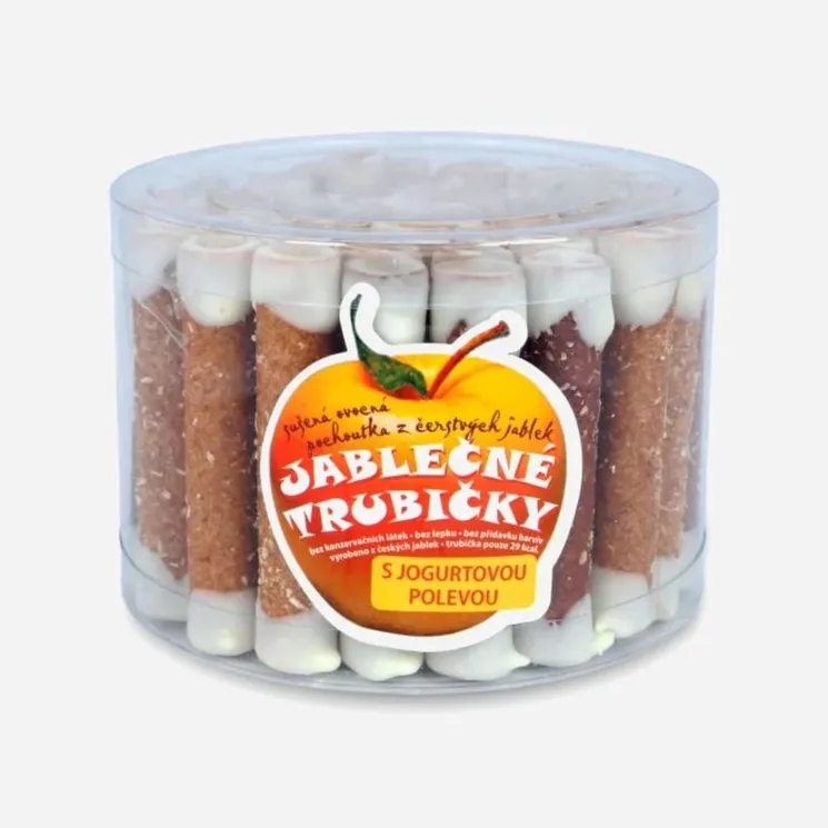 Trubičky jablečné s jogurtem dóza 12 x 420 g