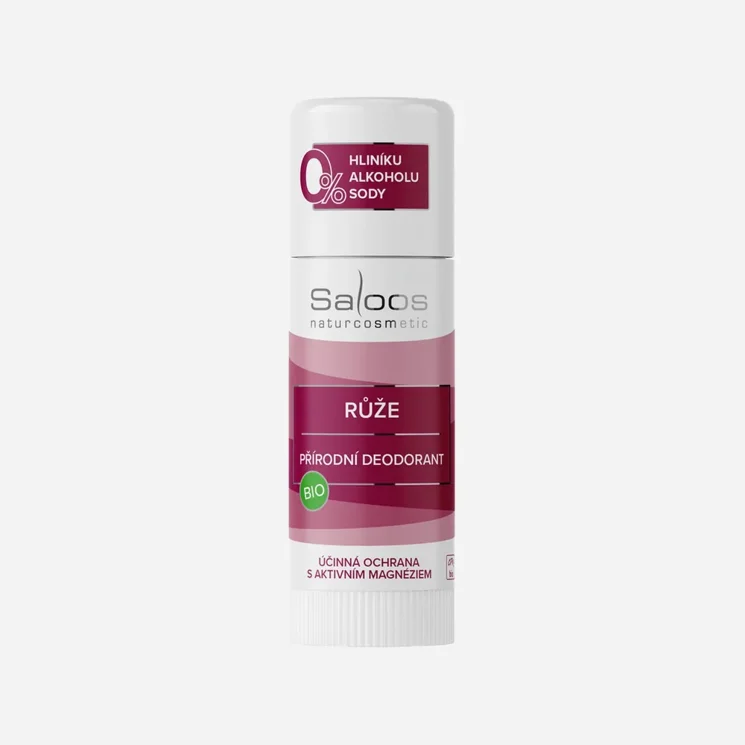 Tuhý deodorant Růže BIO 50 ml