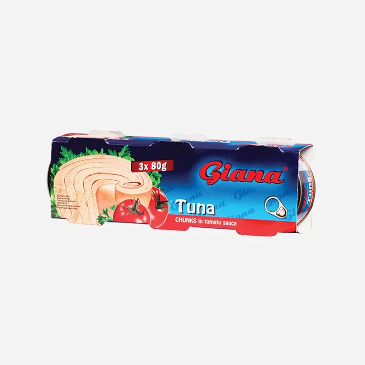 Tuňák kousky v rajčatové omáčce 3 x 80 g