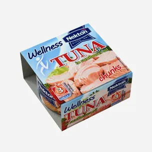 Tuňák v oleji kousky Wellness 6 x 185 g
