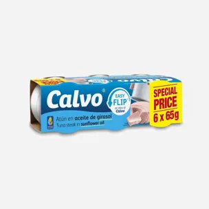 Tuňák ve slunečnicovém oleji 6x65 g