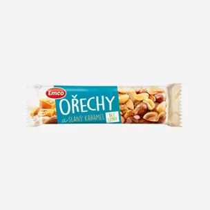 Tyčinka s ořechy a slaným karamelem 1605080 12 x 35 g