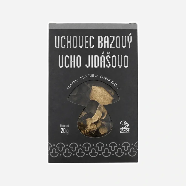 Ucho Jidášovo, sušené, krájené