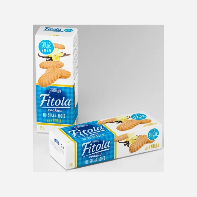 Vanilla Křehké sušenky s vanilkovou příchutí bez přidaného cukru