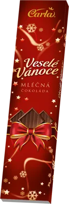 Veselé Vánoce - mléčné čokoládky