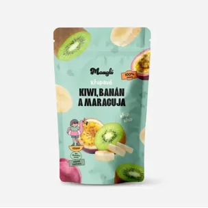 XXL křupavý mix - kiwi, banán a marakuja 5 x 100 g