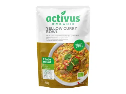 Yellow Curry Bowl s houbami a cizrnou BIO