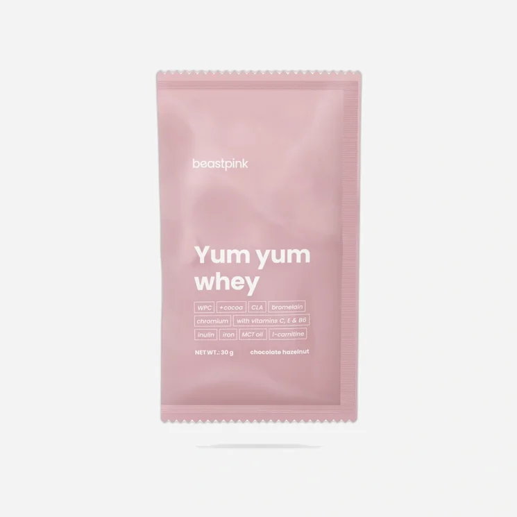 Yum Yum Whey protein čokoláda lískový oříšek