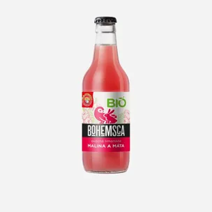 Zahradní limonáda malina a máta BIO 12 x 330 ml