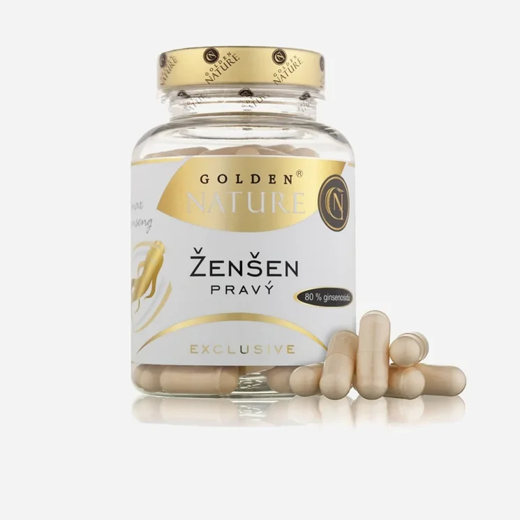 Ženšen pravý 80% ginsenosidů 100 tablet 6 x 100 tablet